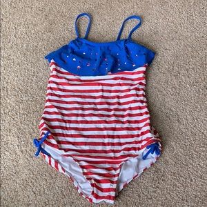 USA Flag One-Piece Swimsuit